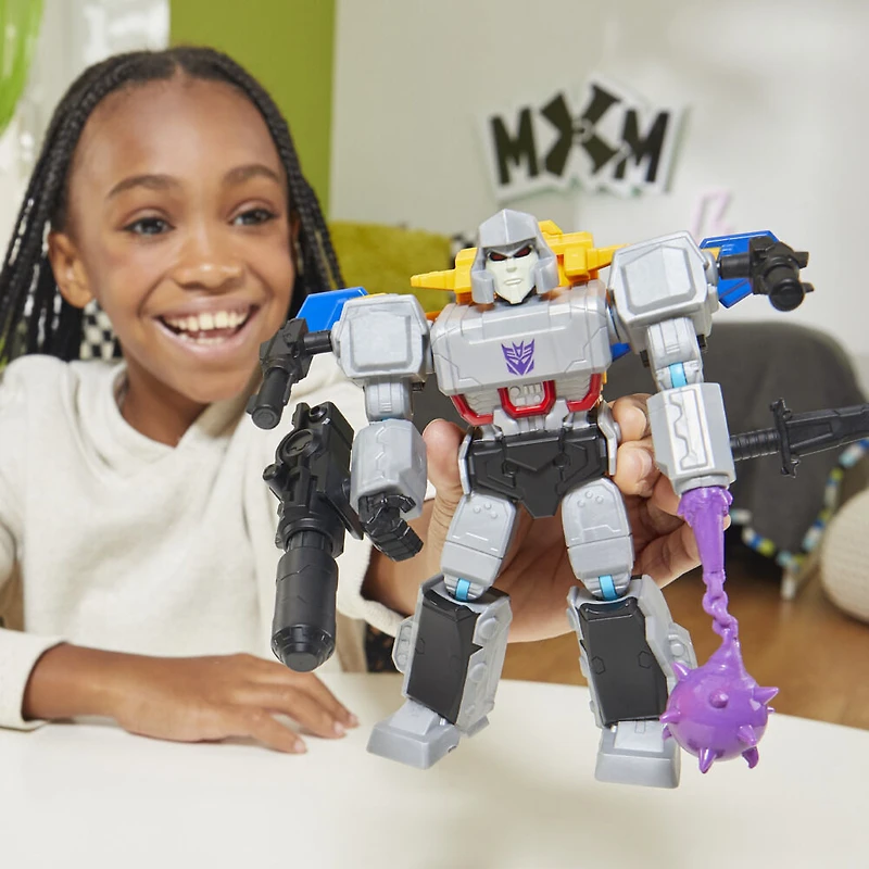 MixMashers Transformers, figurine deluxe personnalisable Megatron à mélanger et combiner avec accessoires