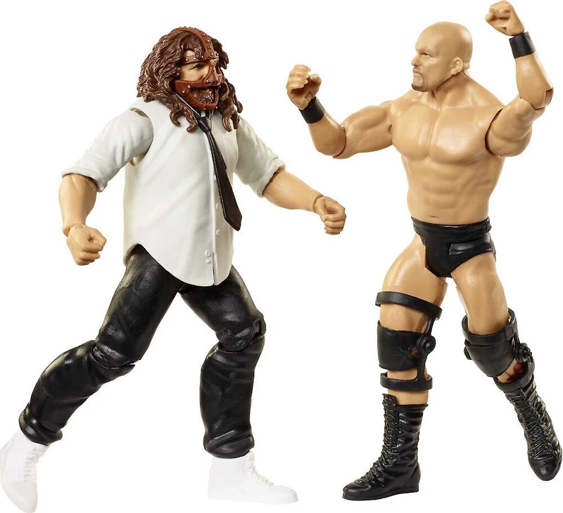 WWE - Championship Showdown - Coffret de 2 - "Stone Cold" Steve Austin contre Mankind