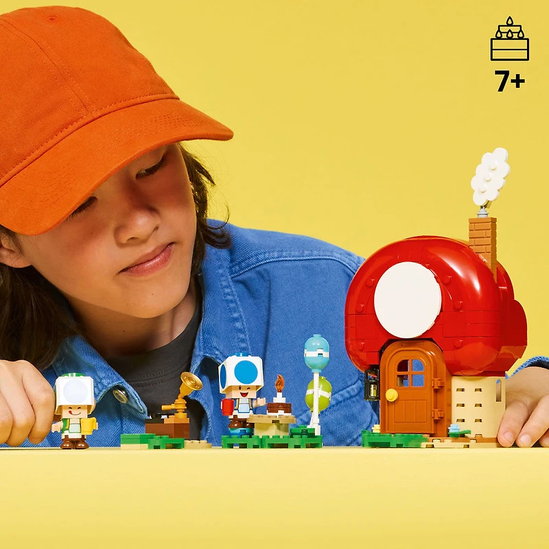 LEGO Super Mario Fête chez les Toads, Jouet pour Garçons, Filles et tous les Amateurs, Petit Cadeau pour Enfants 72041