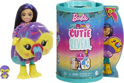 Barbie Chelsea Cutie Reveal Série Jungle-Poupée toucan