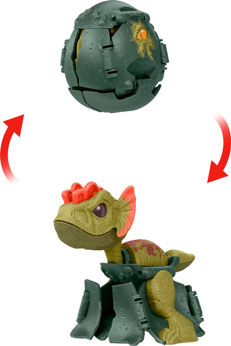 Jurassic World Transformation Féroce Éclosions Cachées Dilophosaure