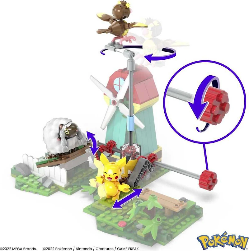 MEGA- Pokémon- Moulin à la campagne