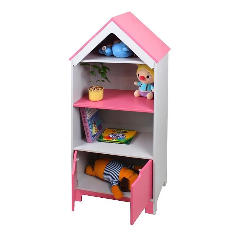 Pink/White Dollhouse Book Shelf