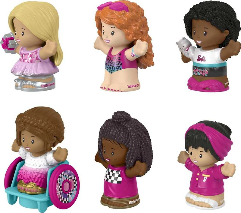 Fisher-Price Little People Barbie Coffret de 6 figurines
