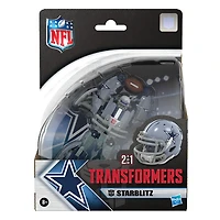 Transformers NFL Dallas Cowboys, figurine Starblitz