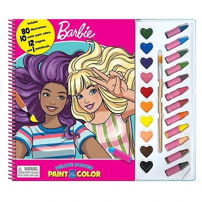 Barbie Deluxe Poster Paint & Color - Édition anglaise