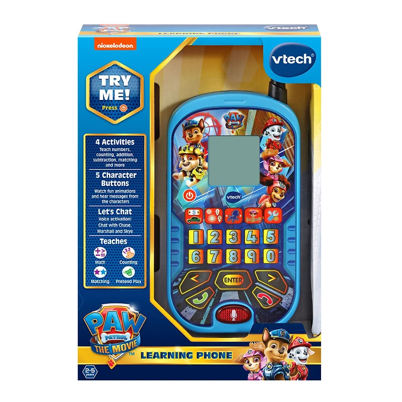 VTech PAW Patrol: Pat Patrouille Le Film - Le smartphone éducatif - Édition anglaise
