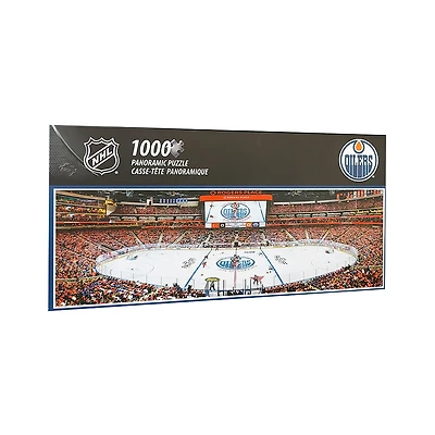 Masterpieces Puzzle Company Edmonton Oilers  - 1000 Piece Panoramic Jigsaw Puzzle
