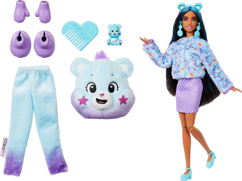 Barbie-Poupée Barbie Cutie Reveal Bisounours-avec 10surprises