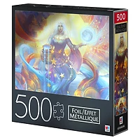 500-Piece Jigsaw Puzzle with Foil Accents, Sea, Sun, and Stars