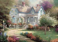 Thomas Kinkade - La Maison Est Où Est Le Coeur - Puzzle 1000 Pièces