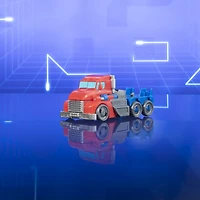 Transformers Earthspark, figurine Optimus Prime Flip Changer 1 étape de 10 cm