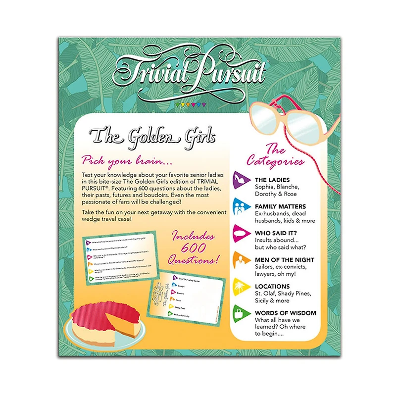 TRIVIAL PURSUIT: The Golden Girls Jeu De Cartes - Édition anglaise