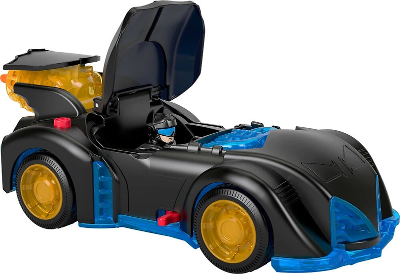 Imaginext - DC Super Friends - Batmobile Vibrations et Rotation, fig.