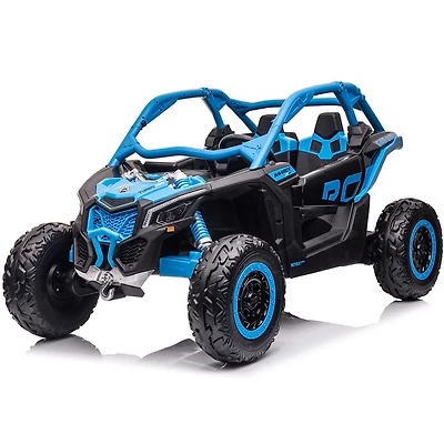 KIDSVIP Can-Am Maverick 2X24V Kids' & Toddlers' 4X4 Ride-On UTV Buggy w/ RC