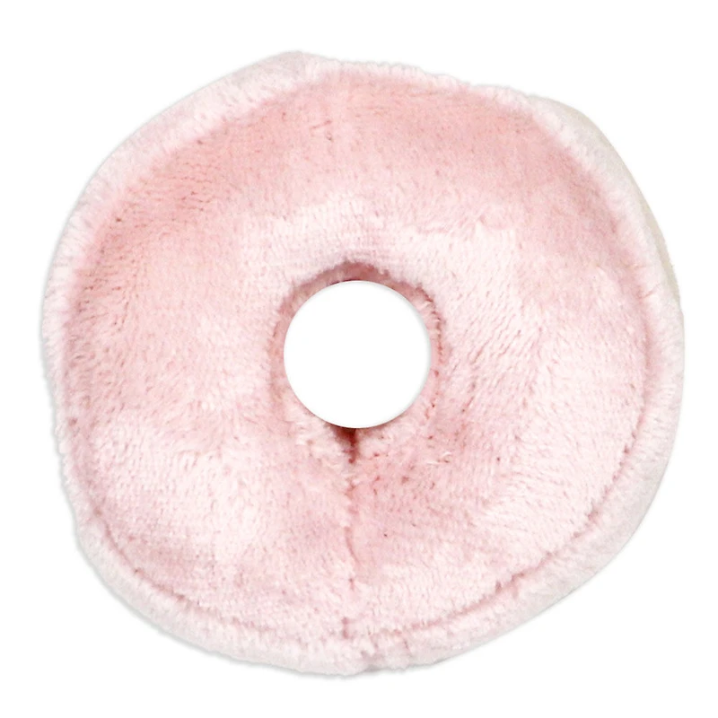 Jouet d’activité à empiler en peluche Bab & Tot : lapin rose