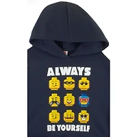Lego Faces Fleece Hoody Navy