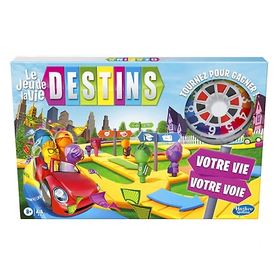 Destins Le jeu de la vie, jeu de plateau pour la famille, 2 à 4 joueurs(Francais)
