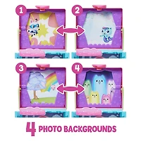 Gabby's Dollhouse, Coffret de jeu transportable Dressing arc-en-ciel avec poupée Gabby