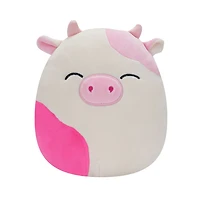Squishmallows de 40,6 cm - Caedyn la vache tachetée rose