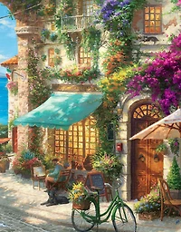 Ceaco 8 en 1 Thomas Kinkade Studio Collection Jigsaw Puzzle Set