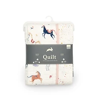 Red Rover - Cotton Muslin Quilt - Little Unicorns