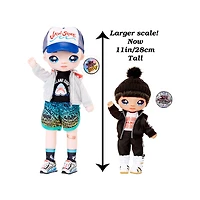 Poupée-mannequin adolescente Na! Na! Na! Surprise : Quinn Nash, poupée garçon de 11 po en tissu doux