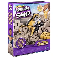 Kinetic Sand, Coffret Camion pour creuser et démolir avec 454 g de Kinetic Sand