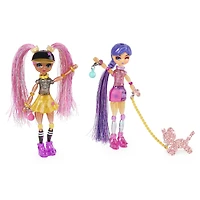 Twisty Girlz, Pack de 2 Meilleures amies pour la vie, Poupées à transformer en bracelets à collectionner avec Twisty Petz mystère
