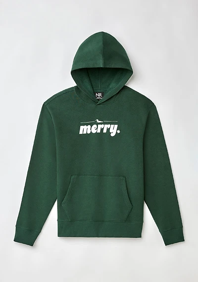 Chandail à capuchon festif avec logo Northern Reflections Adulte Vert