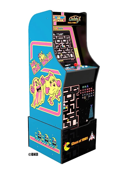 1Up Ms. Pac Man Galaga Split Classe De 81''