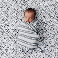 Drap de lit en Mousseline de Coton Red Rover - Love Language - Notre exclusivité