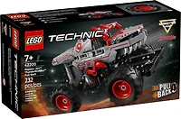 LEGO Technic Monster Jam ThunderROARus Pull-Back Monster Truck Toy - Building Toy for Kids, Boys and Girls - 42200