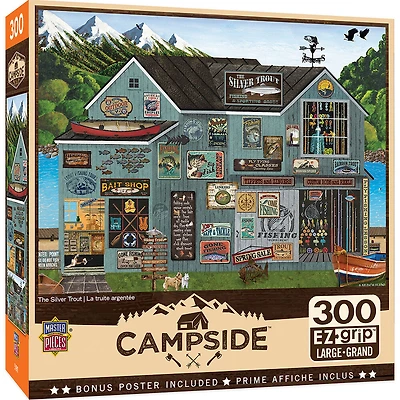Casse-Tête De 300 Pièces  EzGrip "Campside" - "The Silver Trout"
