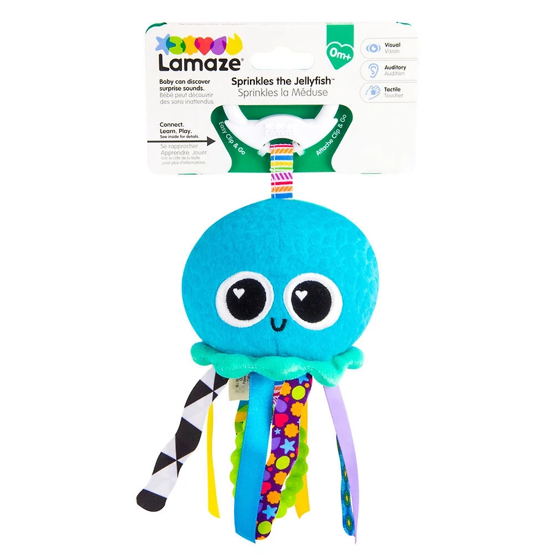 Le jouet Clip & Go de Lamaze Sprinkles la Méduse