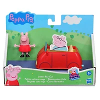 Peppa Pig Peppa's Adventures Petits véhicules Petite voiture rouge avec figurine