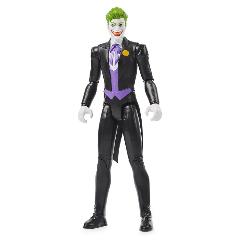 BATMAN, Figurine articulée THE JOKER (costume noir) de 30 cm