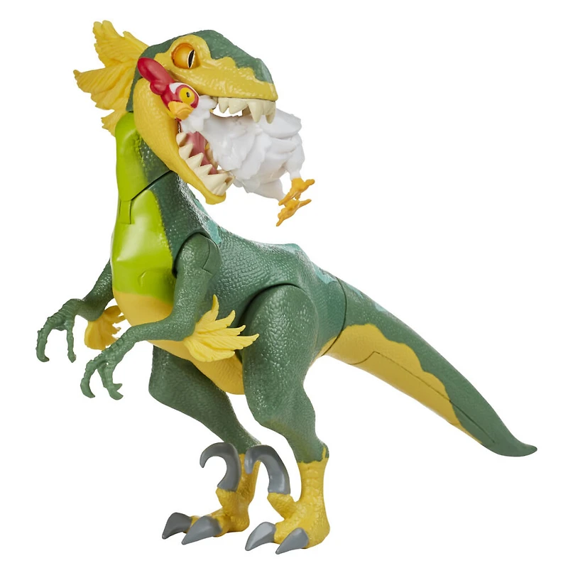 Hasbro Fortnite Victory Royale Series, figurine articulée Raptor (jaune) avec accessoire, 15 cm