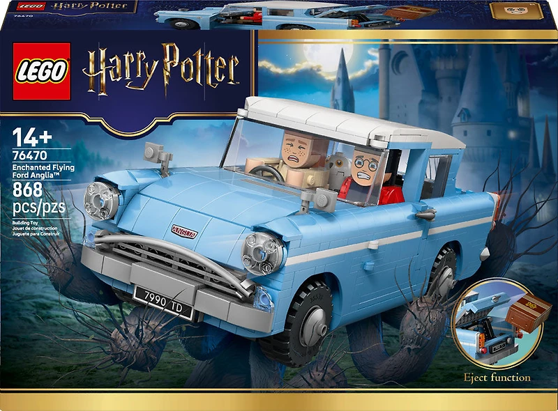 LEGO Harry Potter La Ford Anglia Volante Enchantée, Ensemble de Construction de Voiture pour le Jeu et l'Exposition 76470