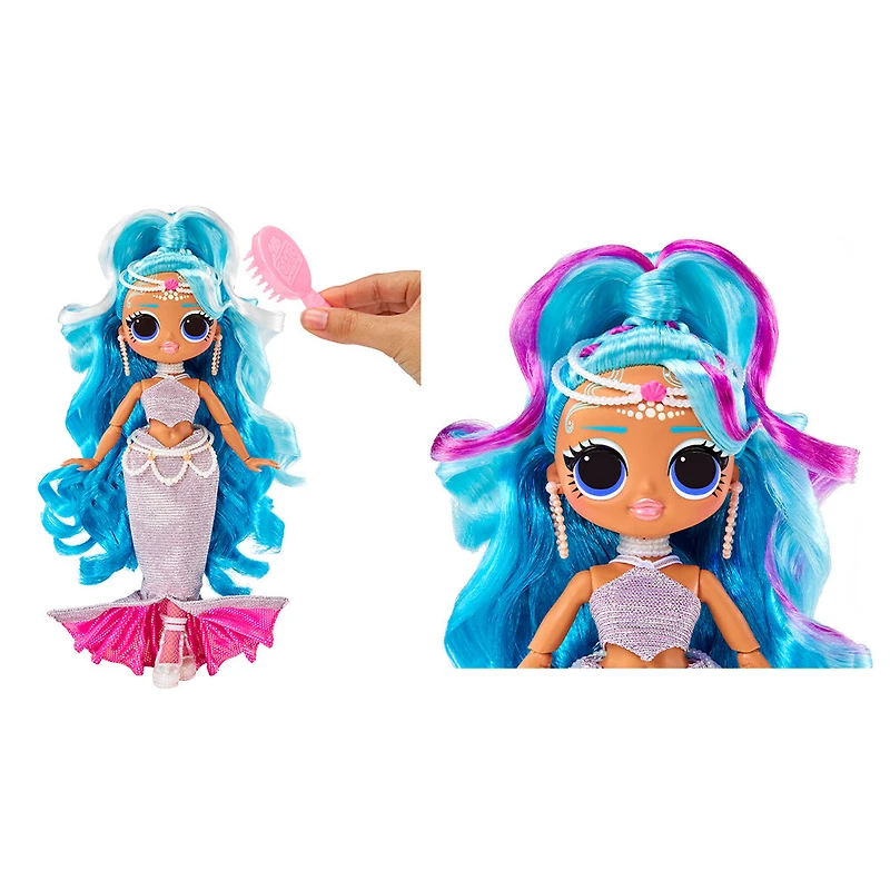 Poupée-mannequin LOL Surprise OMG Queens Splash Beauty avec 125+ styles de mode à agencer et associer