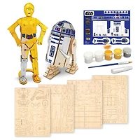 Wood Worx Star Wars C3PoandR2-D2 Twin Pack