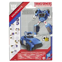 Transformers Authentics, figurine articulée Alpha Soundwave de 17,5 cm, robot pour enfants, à partir de 6 ans