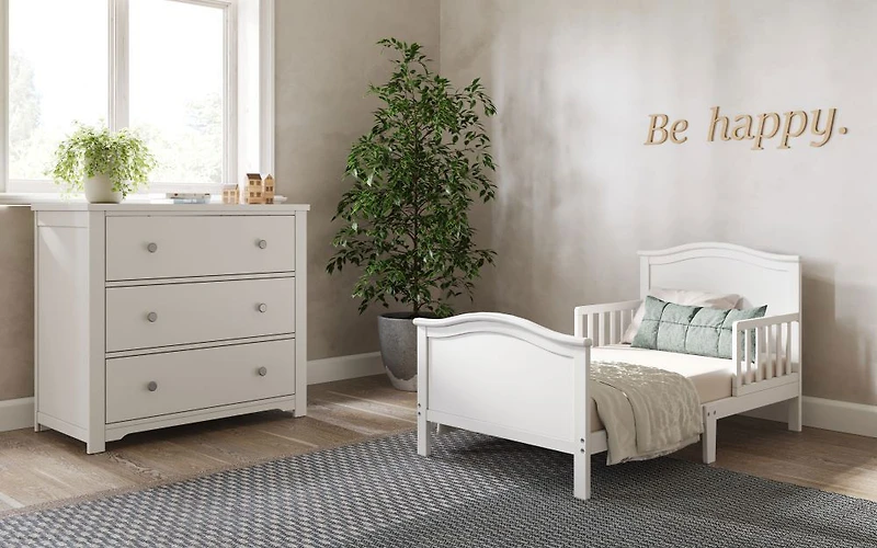 Lit Pour Tout-Petit Camden, Blanc Mat