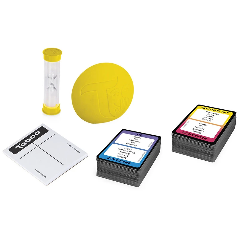 Jeu Taboo classique, jeu de mots à deviner, jeu de groupe pour ados et adultes, jeu de société pour 4 joueurs et plus