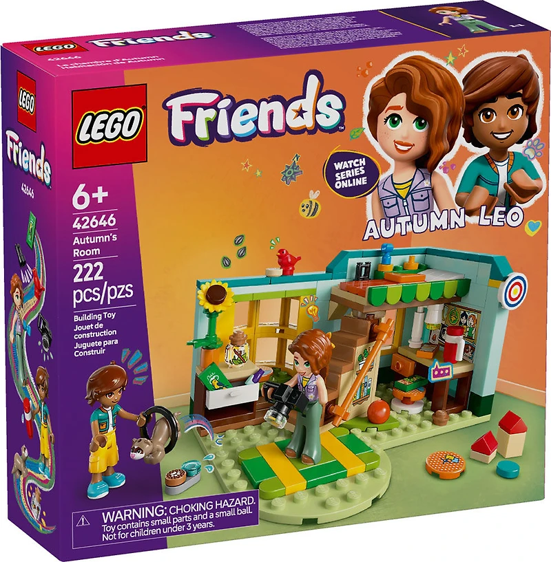 LEGO Friends Autumn's Room Building Toy - Pretend Play Set for Kids - 42646