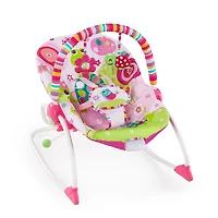 Bright Starts Raspberry Garden Rocker