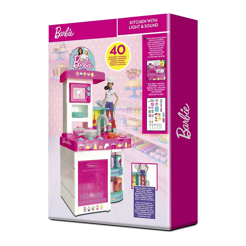 Cuisine Barbie avec 40 accessoires