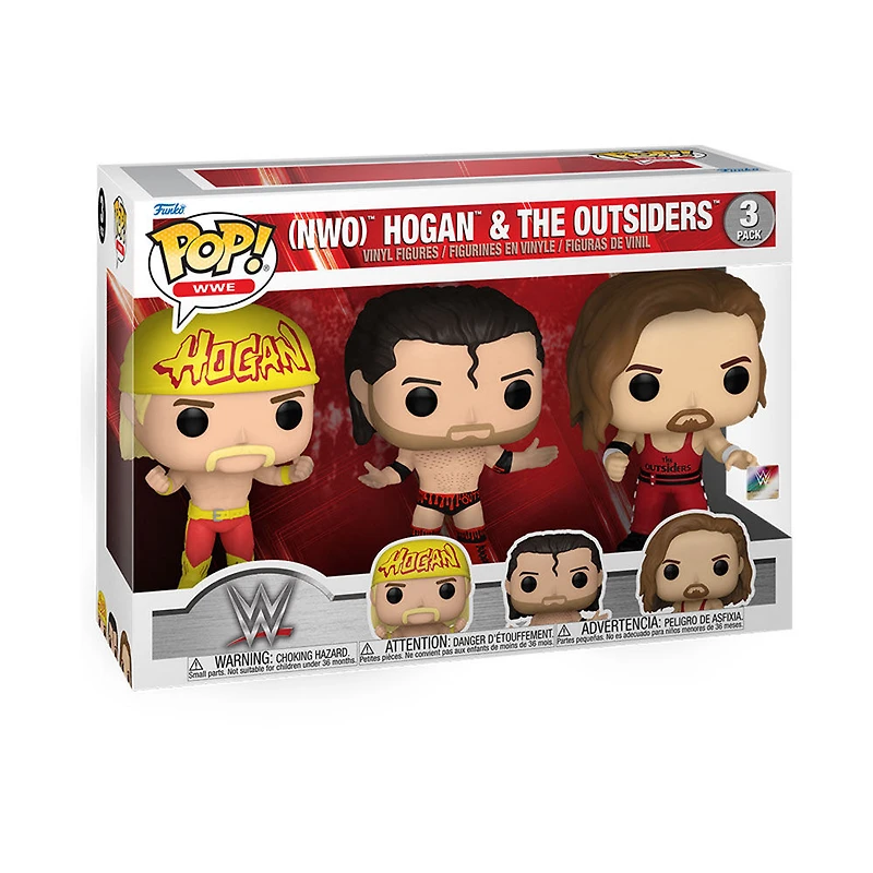 Funko Pop! WWE: NWO Hogan & The Outsiders Paquet De 3
