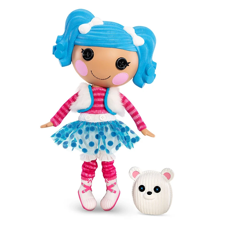 Lalaloopsy Doll - Mittens Fluff 'N' Stuff with Pet Polar Bear, 13" winter-inspired doll