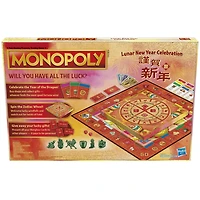 Monopoly Lunar New Year Celebration Edition Board Game, Year of the Dragon, Family Games for 2-6 Players, About 40 Mins.